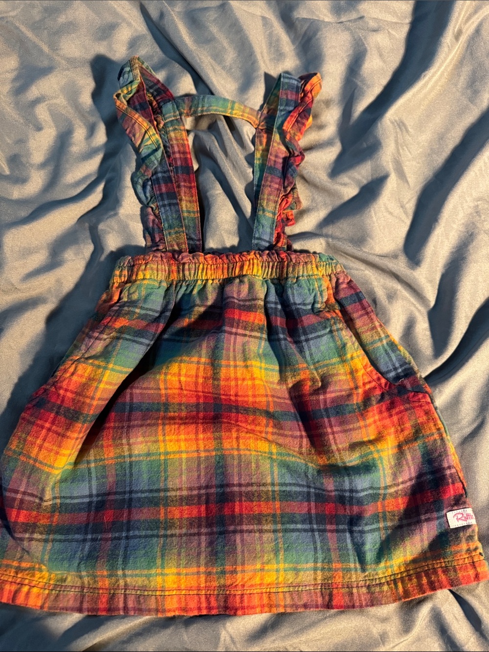 Ruffle butts suspender skirt